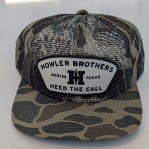Howler Brothers Camo Trucker Hat